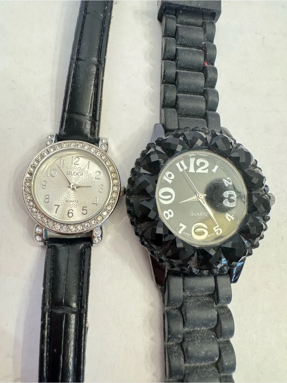 Jewelry Watch Lot 12pc Quartz Mixed Brands Vintage Modern Parts/Repair Untested